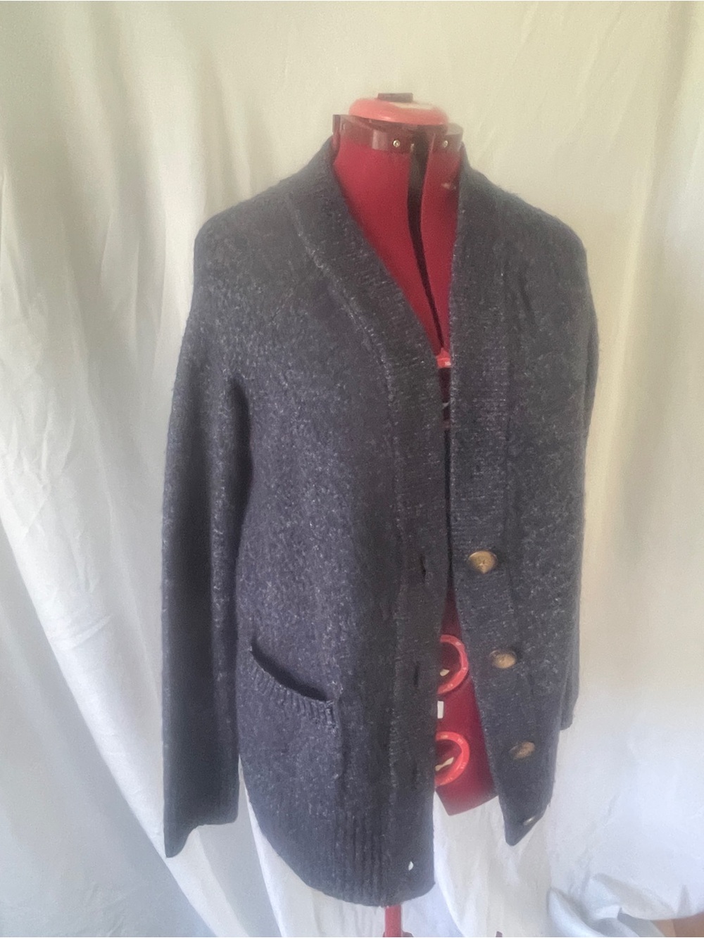Ladies Denver Hayes Knit Cardigan Jacket - Classic Button Front